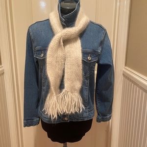 Zara Kids Girls Denim Blue Jean TRUCKER Jacket 13-14 164 Eur Stretch Pockets EXC